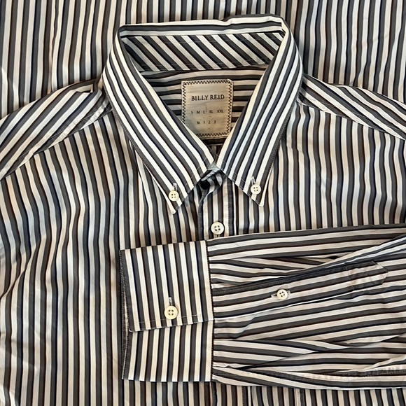 Excellent Large Billy Reid Made in Italy Men’s Button Up Shirt. - Picture 6 of 7